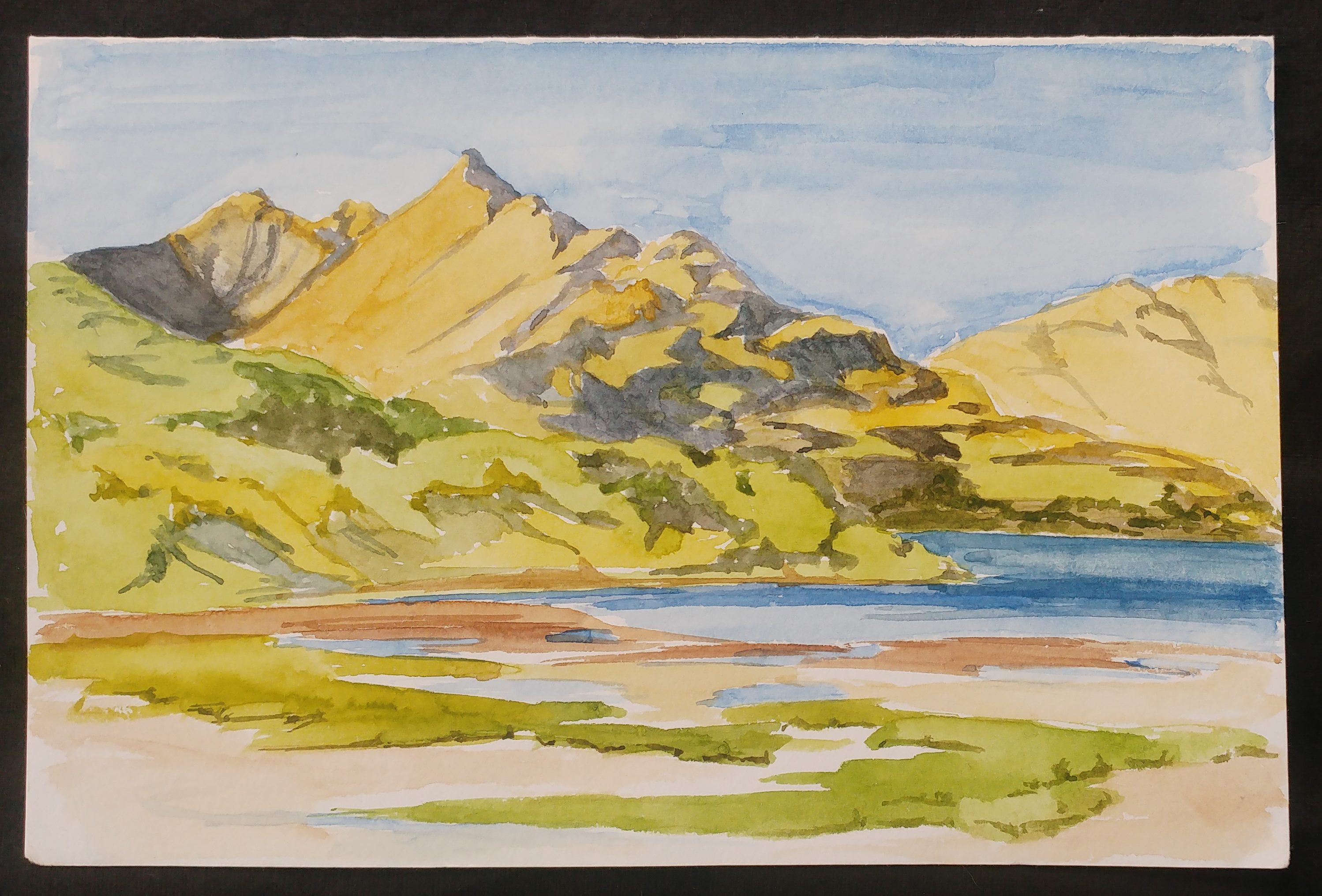 Mountains and loch