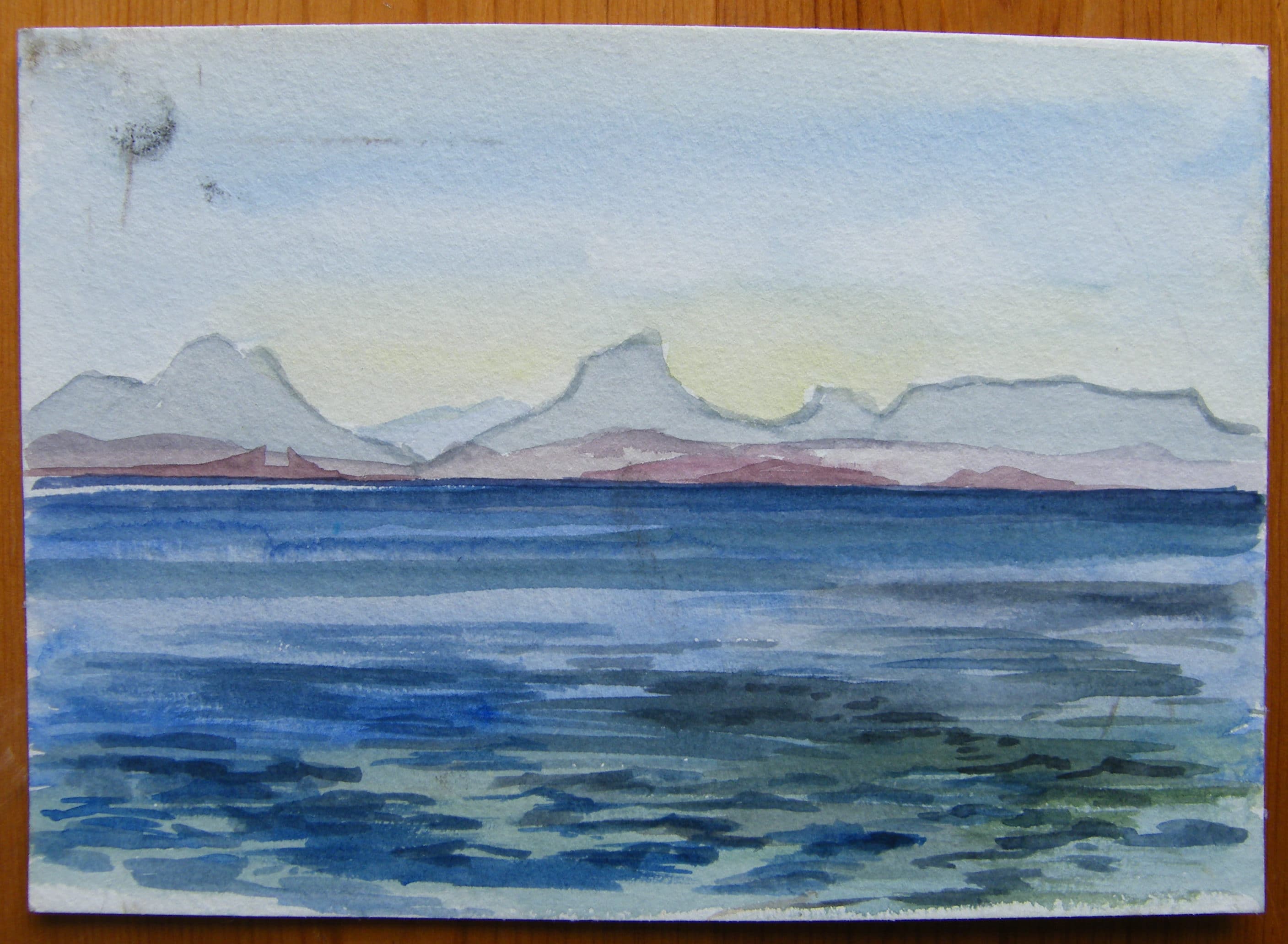 Sea and skyline